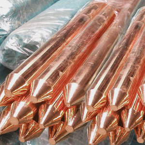 Tige de terre en acier plaqué cuivre économique pour protection souterraine - Product Image 3
