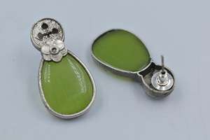 เครื่องประดับแฟชั่นเงินแบบดั้งเดิมใหม่ล่าสุดออกแบบเงินทําด้วยมือดูคล้ายกันต่างหูหินสําหรับเด็กหญิงและสตรี - Product Image 4