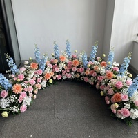 Fleurs artificielles décoratives faites à la main pour mariage printanier, chemin de fleurs personnalisé pour allée de mariage, décoration de sol et de couloir