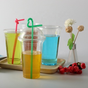 16oz <span class=keywords><strong>En</strong></span> <span class=keywords><strong>Plastique</strong></span> Transparent avec Couvercles Plats pour les Boissons Froides - Product Image 4