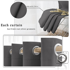 Tende Ready Made isolante termico solido oscurante tende cortine per <span class=keywords><strong>soggiorno</strong></span> - Product Image 3