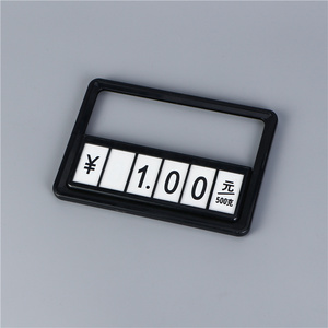 Clear Plastic Clip Holder with Adjustable Arm 250mm White Convenient for Retail <b>Shelves</b> - Product Image 5