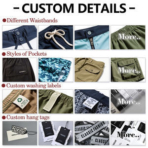 Logo personalizzato Quick Dry costume da bagno da uomo fodera in rete pantaloncini da spiaggia produttore di costumi da bagno - Product Image 3