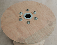 Carrete de Madera Resistente para Cable Eléctrico, Cable de Fibra Óptica y Rollos Industriales