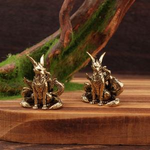 Decorações Artesanais de Bronze Antigo com Ornamentos de Raposa de Sete Caudas Vintage - Product Image 6