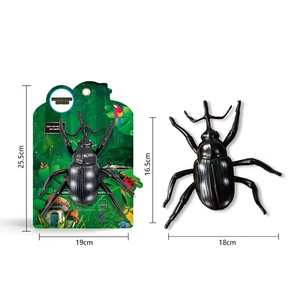 TPR Weichgummi Insektenfiguren-Ornamente Sortierte Realistische Käfermodelle Lehrreiches Spielzeug für Kinder Wissenschaftslern-Sammlung - Product Image 3
