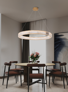 Lámparas Colgantes Modernas de Cristal SKD, Lámparas de Araña de Latón para Interiores, Lámparas de Fábrica para Proyectos de Hoteles, Villas y Centros Comerciales - Product Image 3