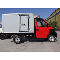 Camionnette électrique de fret KEYU 72V 4KW avec moteur AC, boîte fermée, matériau antirouille, logo personnalisé