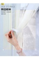Moustiquaire magnétique HJX moderne blanche en fibre de verre anti-moustiques pour fenêtre et porte, garantie 2 ans, maille 18x16, lavable, installation facile, appartement