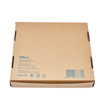 Caja de cartón corrugado portátil de tamaño de logotipo personalizado con estampado y laminación mate para embalaje de entrega urgente