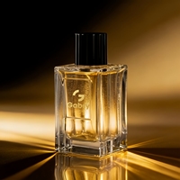 Vente en gros de flacons de parfum de luxe en verre vides uniques de 50 ml et 100 ml avec boîte, emballage cosmétique