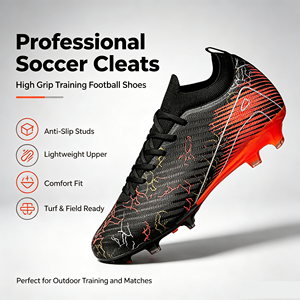 Zapatos de Fútbol Profesionales FG con Tacos Largos, <span class=keywords><strong>Botas</strong></span> de Fútbol Transpirables para Hombres, Adolescentes y Niños, Tacos de Entrenamiento al por Mayor - Product Image 3
