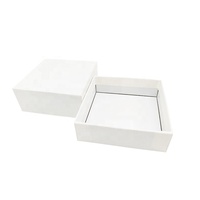 Elegante Geschenkbox mit individuellem Logo, Deckel und Boden aus Hartkarton, UV-beschichtet, aus recycelten Materialien, mit abnehmbarem Deckel und matter Laminierung für Schmuck
