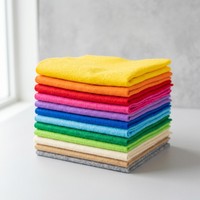 Feuilles de tissu en microfibre écologiques en gros pour l'artisanat de la maternelle, pour les projets artistiques DIY des enfants, couleur, taille et épaisseur personnalisables, en pack