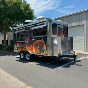 Fully Equipped Fast Food Trailer Coconut Water Hotdog Vending <strong>Cart</strong> Italian Ice Mobile Food <strong>Cart</strong> Price - Product Image 2