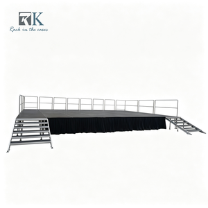 Outdoor <b>Stage</b> Mobile Event <b>Stage</b> Easy Install Concert <b>Stage</b> Portable <b>Stage</b> <b>Platform</b> for Wedding Concert Events - Product Image 1