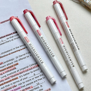 Năm Mới Thiết Kế Hai Đầu Mềm Pastel Huỳnh Quang Bút Thiết Lập Xiên Bàn Chải Tip <span class=keywords><strong>Highlighters</strong></span> Cho Trường Dòng Bản Vẽ - Product Image 5
