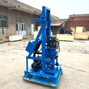 Ventes directes d'usine d'appareils de forage de puits d'eau à roues hydrauliques électriques 50m 100m 130m petites mini plates-formes de forage électriques - Product Image 4