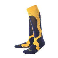 Chaussettes de sport d'extérieur professionnelles pour hommes et femmes, en laine mérinos, longueur mi-mollet, pour le ski, épaisses, tricotées, antidérapantes, avec logo sur le corps, pour l'hiver