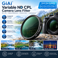 Filtre ND Variable et CPL en Gros 55mm 67mm 77mm 86mm – Filtre d'Objectif à Densité Neutre pour Appareil Photo DSLR