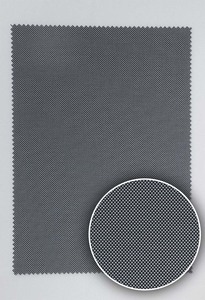 Campione di tessuto per tende a rullo Hande, fornitura diretta dalla fabbrica, tessuto parasole a trama a cesto con 3% di apertura per ombreggiatura - Product Image 3