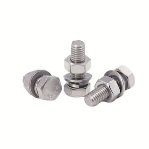 Tornillos de Cabeza Avellanada Hexagonal de Acero al Carbono Medio M5 con Acabado Liso Electrochapado, Pernos y Tuercas al por Mayor - Product Image 1