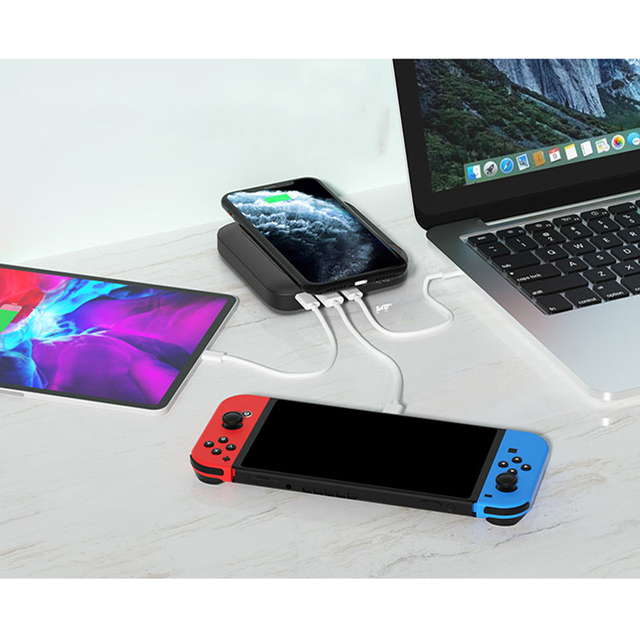 24000mAh USB-C PD Outdoor Power Bank with Wireless Charging 60W Fast Charging Solar Panel for Laptop/Phone/Tablet Backup