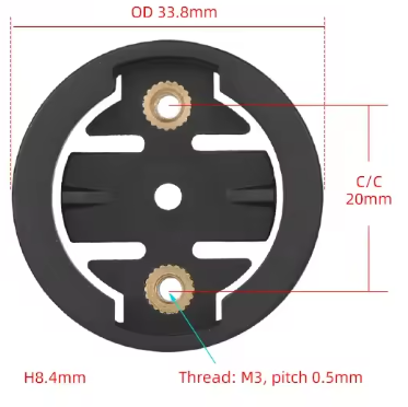 Pour Garmin(20mm avec écrou)