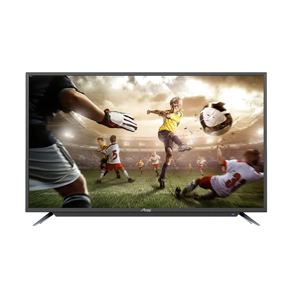 Tv por atacado tela plana qled 4k smart tv 32 43 50 55 65 polegadas com televisão digital DVB-T2S2 para 2023 mundo