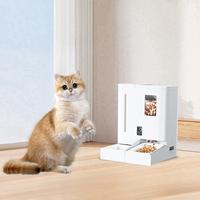 Distributeur d'eau et de nourriture pour animaux de compagnie Wifi automatique et intelligent pour chats et chiens avec minuterie contrôlée par APP