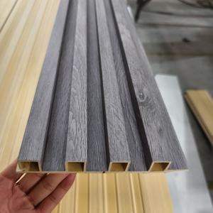 Paneles de Pared de PVC Tonywood, Paneles de Pared WPC, Panel de Pared Interior de Plástico, Madera de Teca Decorativa, Revestimiento de Pared Acanalado - Product Image 4