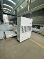Déshumidificateur industriel 168L avec raccordement de conduit d'air, idéal pour les salles de culture et les piscines
