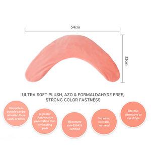 Bantalan pemanas Microwave, bungkus leher dapat digunakan di Microwave untuk bahu leher dan pereda nyeri punggung dengan panas lembab - Product Image 4