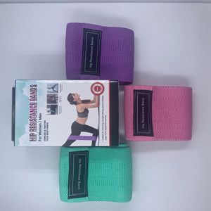 Bande de résistance pour les hanches, force moyenne, en tissu tricoté, élastique, pour le yoga, les exercices des fessiers et les squats - Product Image 2