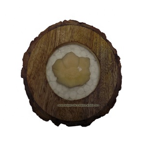 Top Trending Hot <b>Sale</b> Handmade <b>Wooden</b> Drink Tea Coffee Mug Coaster in the Shape of Round at Best Price - Product Image 1