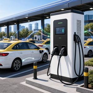 เครื่องชาร์จรถยนต์ไฟฟ้าอัจฉริยะ 30kW-60kW สถานีชาร์จเคลื่อนที่พลังงานใหม่ IEC 62196 CCS2 เป็นมิตรกับสิ่งแวดล้อม Din 70121 เครื่องชาร์จรถยนต์ไฟฟ้า - Product Image 6