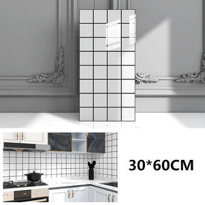 Papel Tapiz Autoadhesivo de Plástico y Aluminio, Pegatina de Mármol para Pared, Panel Decorativo, Impermeable, Feo, 30x60cm - Product Image 5