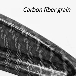 Aile de Spoiler Noire en Fibre de Carbone ABS avec Colle, Aile Arrière de <span class=keywords><strong>Voiture</strong></span>, <span class=keywords><strong>Aileron</strong></span> de Toit, Petite Antenne - Product Image 4