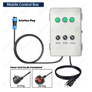 Cowater 30 m3/h Koi AO Lọc di chuyển giường màng sinh học lò phản ứng (mbbr) + UV ánh sáng + ROTARY trống Lọc Koi Ao - Product Image 6