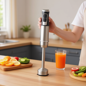 NBH33 Hand Mixer Stainless Steel 800W Adjustable Speed Blender Kitchen <b>Tool</b> - Product Image 2