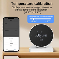 RKHK Smart Tuya WiFi Room Thermostat Nirkabel RF yang Dapat Diprogram untuk Pengontrol Pemanas Lantai Listrik dan Boiler Gas Google Home