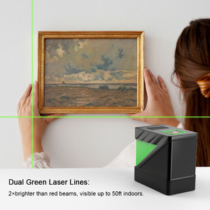 Công Nghiệp Trong Nhà Đa Chức Năng Mini Màu Xanh Lá Cây Laser Cấp 2-Dòng Công Cụ 5-10M Phạm Vi AA Pin Không Bao Gồm Gạch Trần - Product Image 6