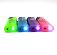 Briquet à gaz électronique jetable Jet Tor Briquet de poche avec jet rechargeable pour le camping Briquets à cigarettes en plastique