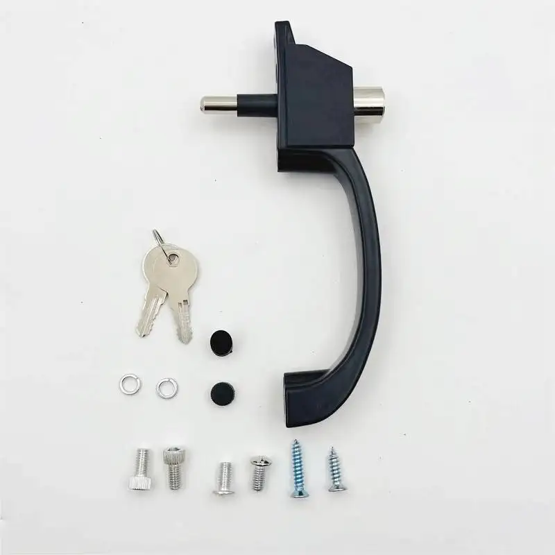 Hot selling high quality Aluminum alloy sliding lock door Casement Windows handle lock with key