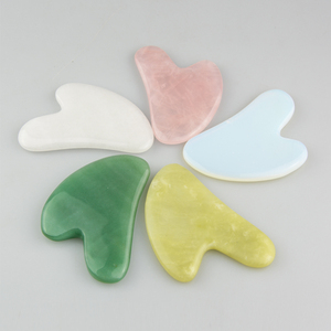 Cura di bellezza Bian Del Corpo di Pietra Raschiando Strumento di Massaggio Del Viso Rullo di Giada Quarzo Rosa Naturale Gua <span class=keywords><strong>Sha</strong></span> - Product Image 5