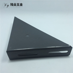 Luye Hardware <b>Corner</b> <b>Bracket</b> LY-13630 Gray Triangular Reinforced Connector <b>For</b> Bedroom Furniture Support - Product Image 1