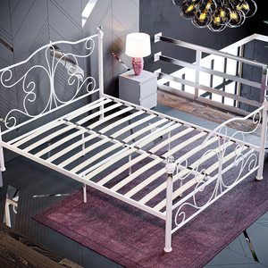 Le plus récent luxe personnalisé meilleur prix photos Double Decker Vintage Tube carré décoration intérieure <span class=keywords><strong>de</strong></span> la maison lit en métal - Product Image 2