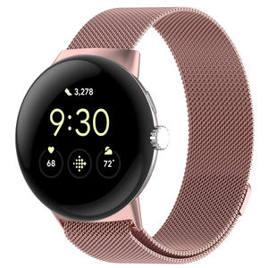 <span class=keywords><strong>Google</strong></span> Pixel Watch 3สายนาฬิกาสแตนเลสสุดหรู-มิลานห่วงโลหะตะขอแม่เหล็ก - Product Image 4