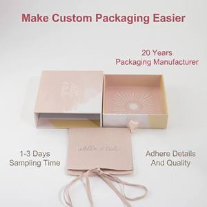 Custom Wholesale Luxury Paper Drawer Bracelet Earring Necklace Ring Jewelry Packaging Boxes Set with Logo - Product Image 2