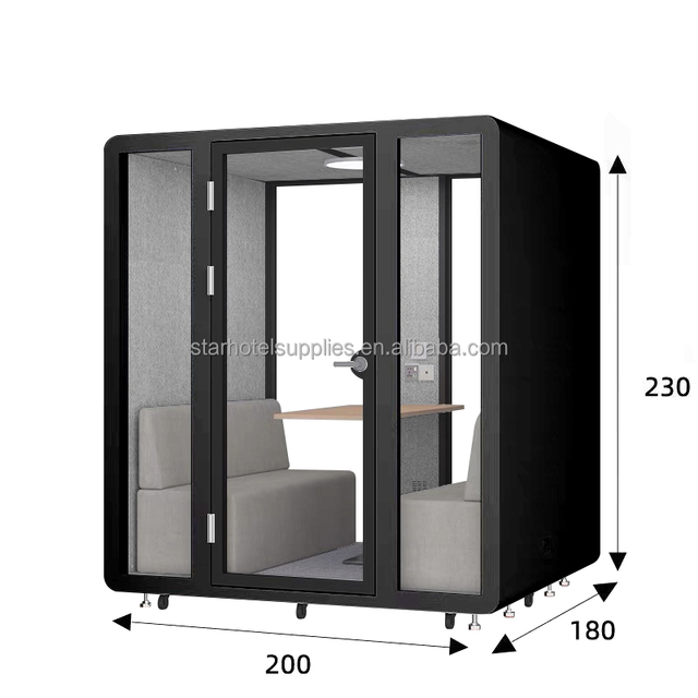 Custom Made Privacy Office Pods Acoustical Soundproof Office Phone Booth Office Meeting Pods Sound Isolation Booth